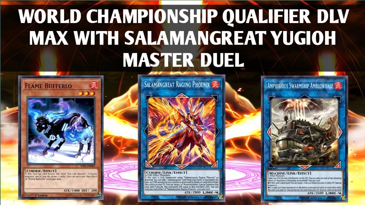 World Championship Qualifier (WCQ) Last 5 Duels before DLv 20 with Salamangreat Yu-Gi-Oh Master Duel