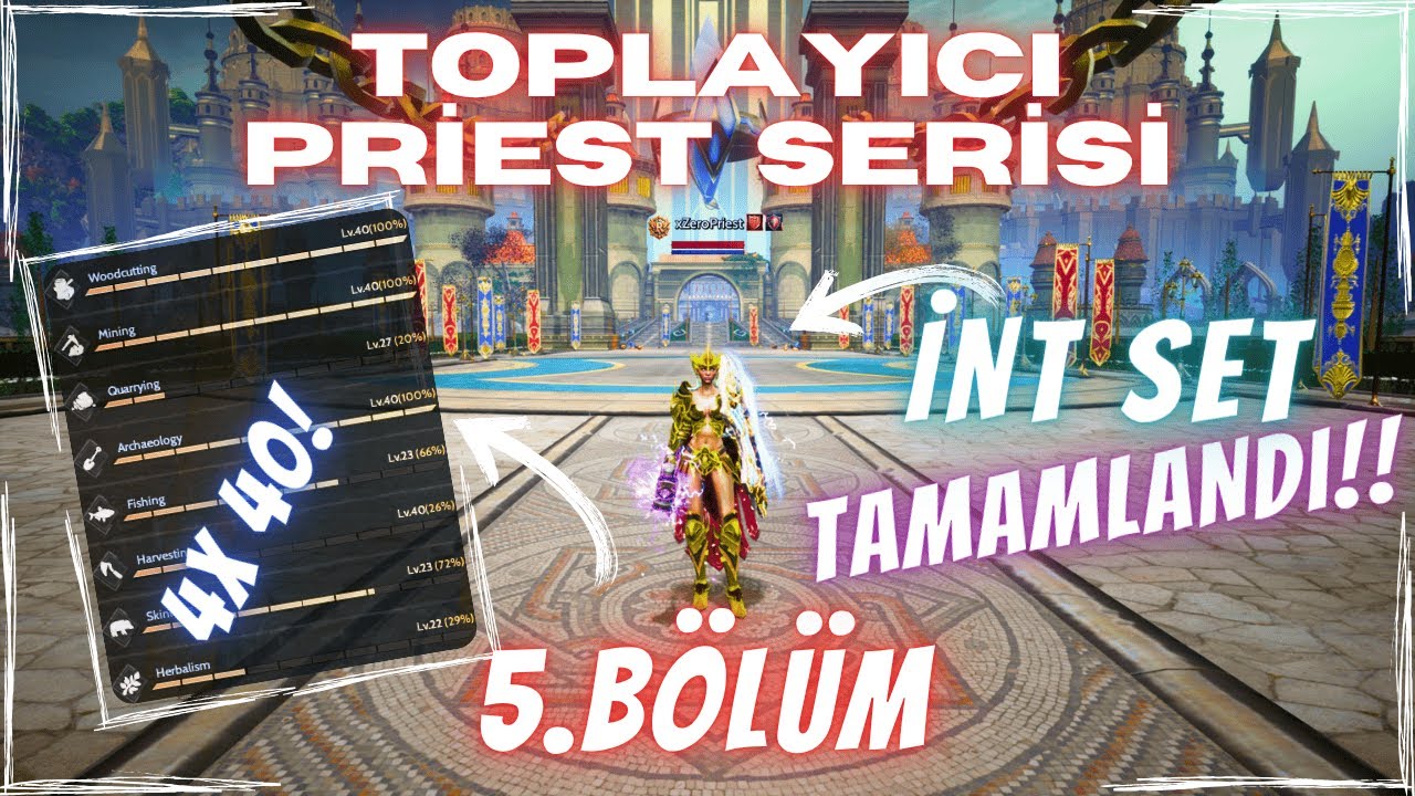 PRİEST SERİSİ 5. BÖLÜM | İNT SET TAMAM!! | HER ŞEYİ TOPLAYAN PRİEST :D | Rise Online
