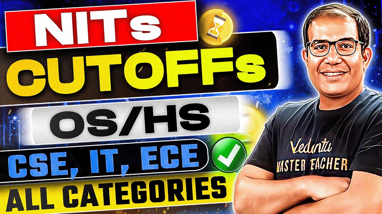 JEE 2025 | TOP NITS Category Wise Cutoff Analysis | NIT CSE, ECE, IT Cutoffs | Vinay Shur Sir