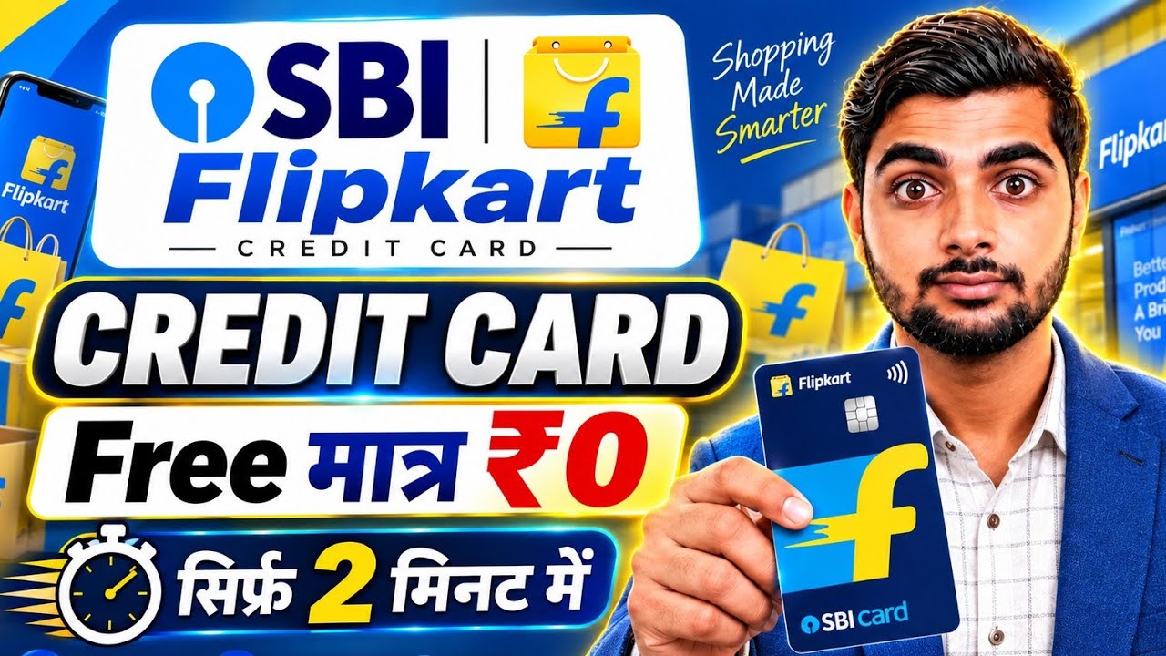 Flipkart SBI Credit Card Apply Online 2026 | Step By Step | How to Apply for a Credit Card
