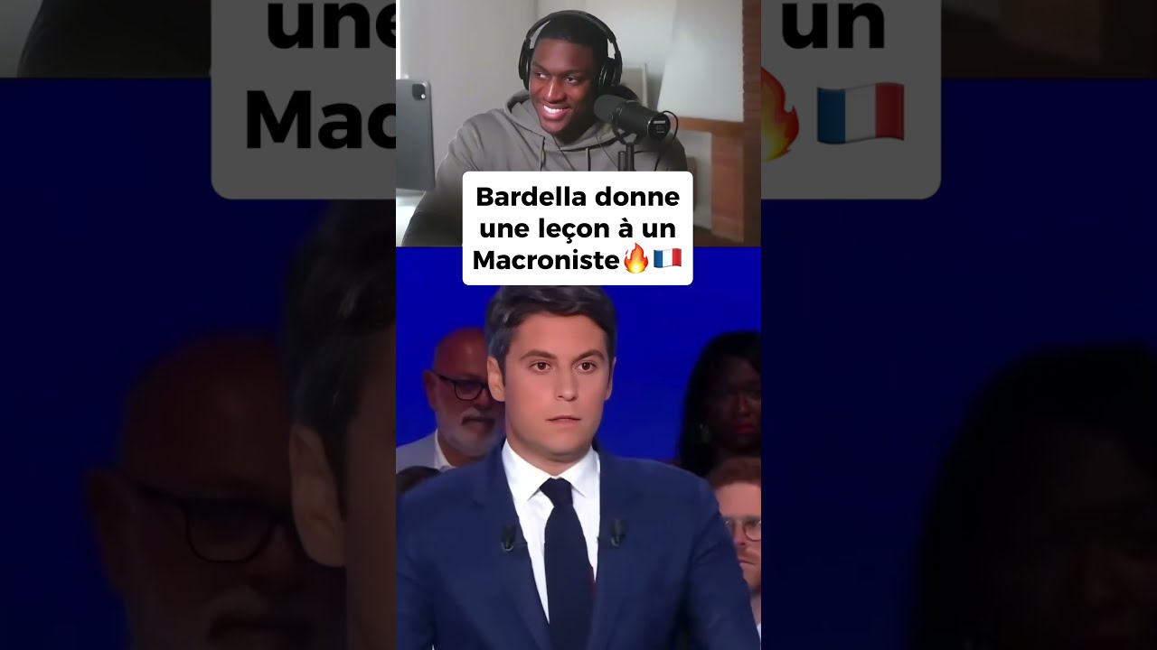 Bardella d&eacute;truit la bien pensance macroniste ! #bardella #gabrielattal #macron #france #rn