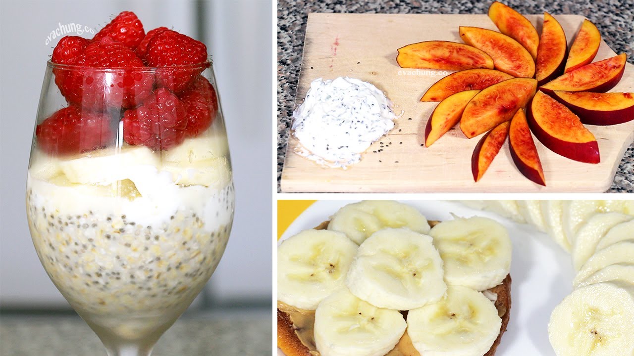 How to | 3 Back to School Quick & Easy Healthy Breakfast Ideas | Eva Chung