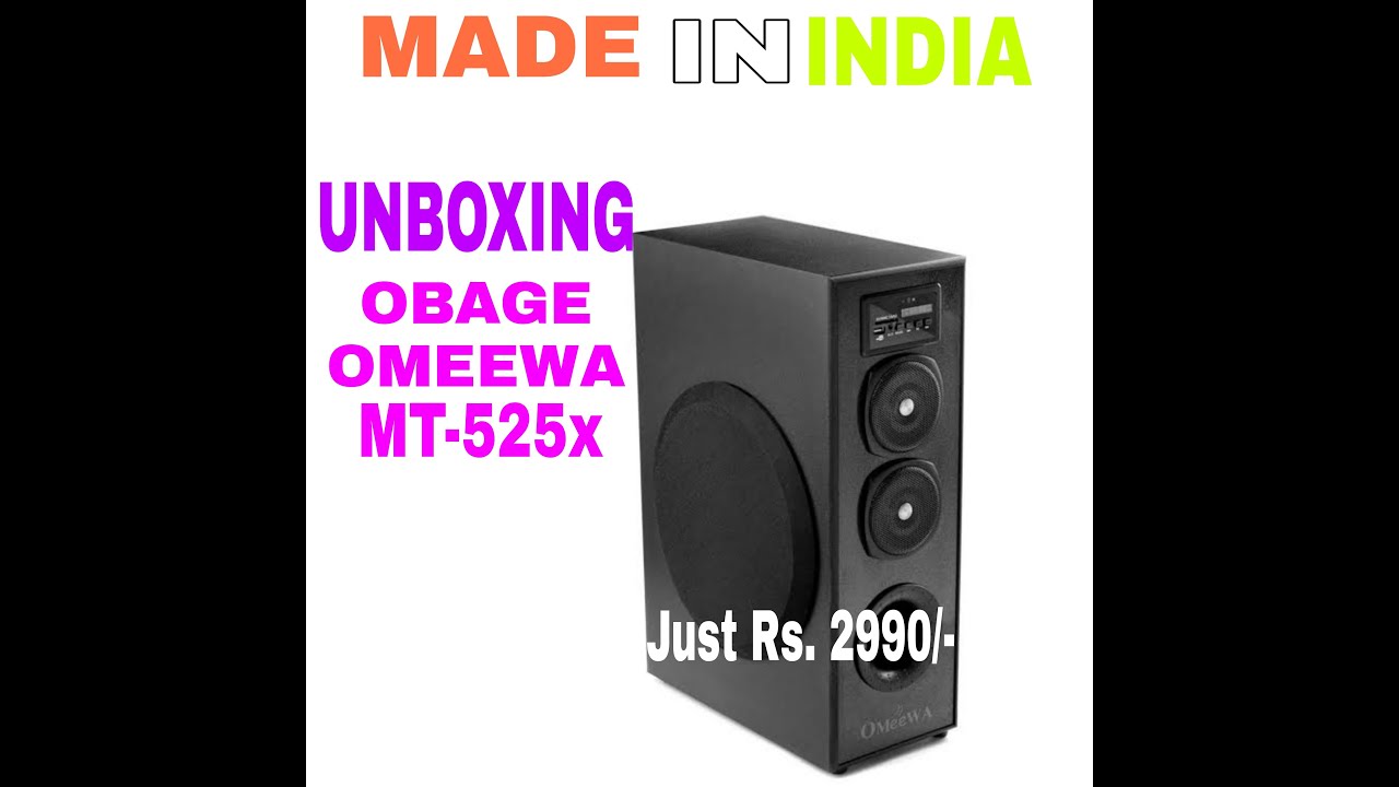 OBAGE OMEEWA MT-525x || Unboxing Obage omeewa MT-525x || MADE IN INDIA