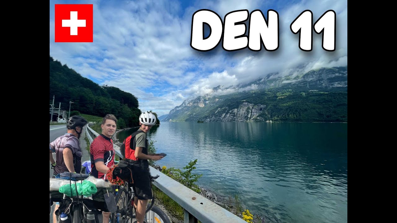 Neskutečné výhledy na švýcarská jezera & Jsme opět tři! | Biketrip 2024 | Švýcarsko | Den 11
