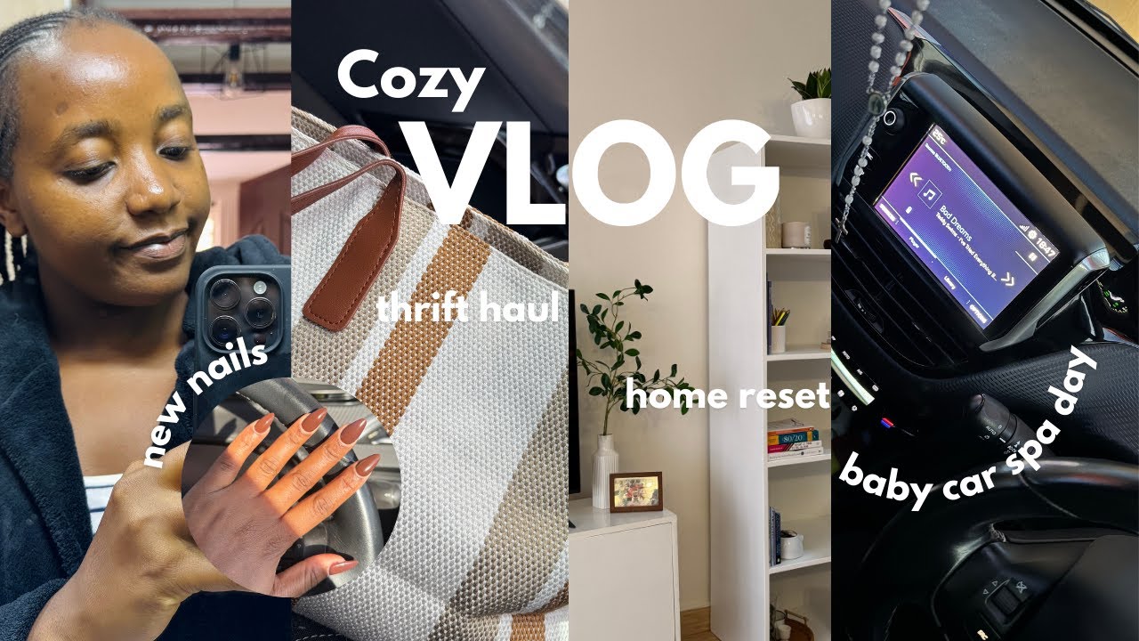 Life in my 30s | Car Spa | Thrift Haul | Maintenance | Cozy Entreprenuer | Home Reset | Grocery Haul