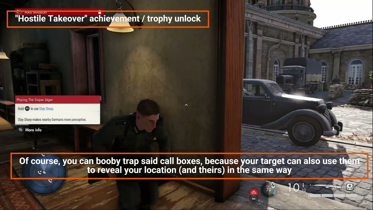 Sniper Elite: Resistance - Hostile Takeover achievement / trophy unlock