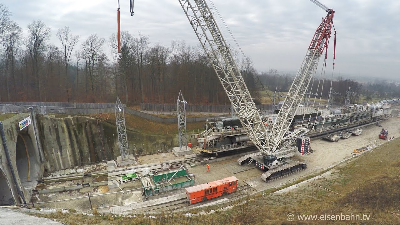 Tunnelbohrmaschine Käthchen Boßlertunnel Aichelberg