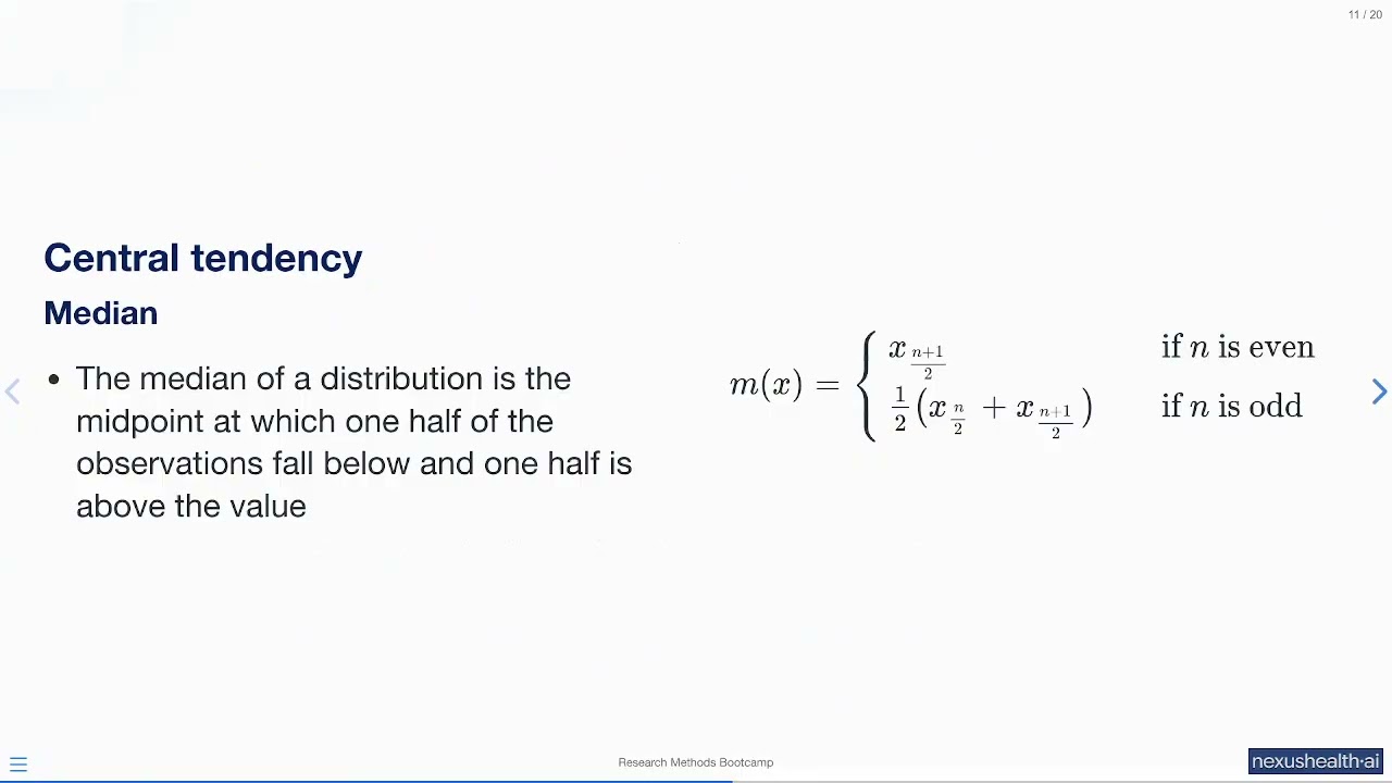 Descriptive statistics