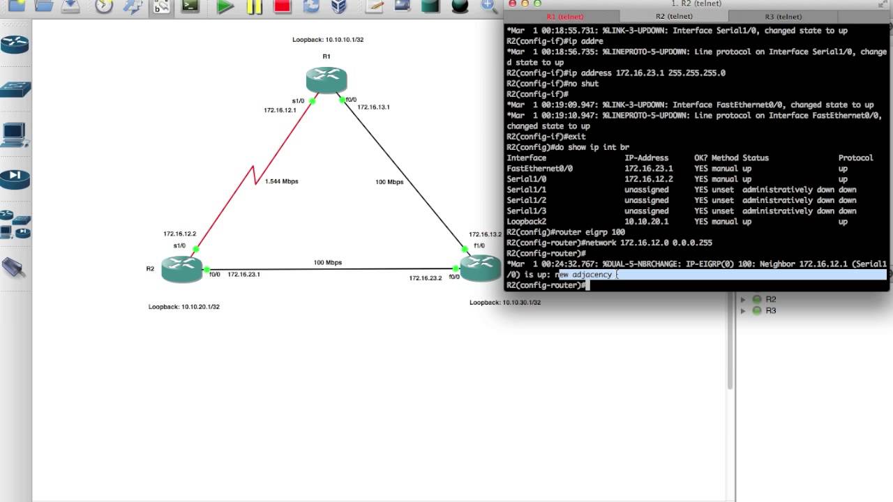 Configuring Basic EIGRP