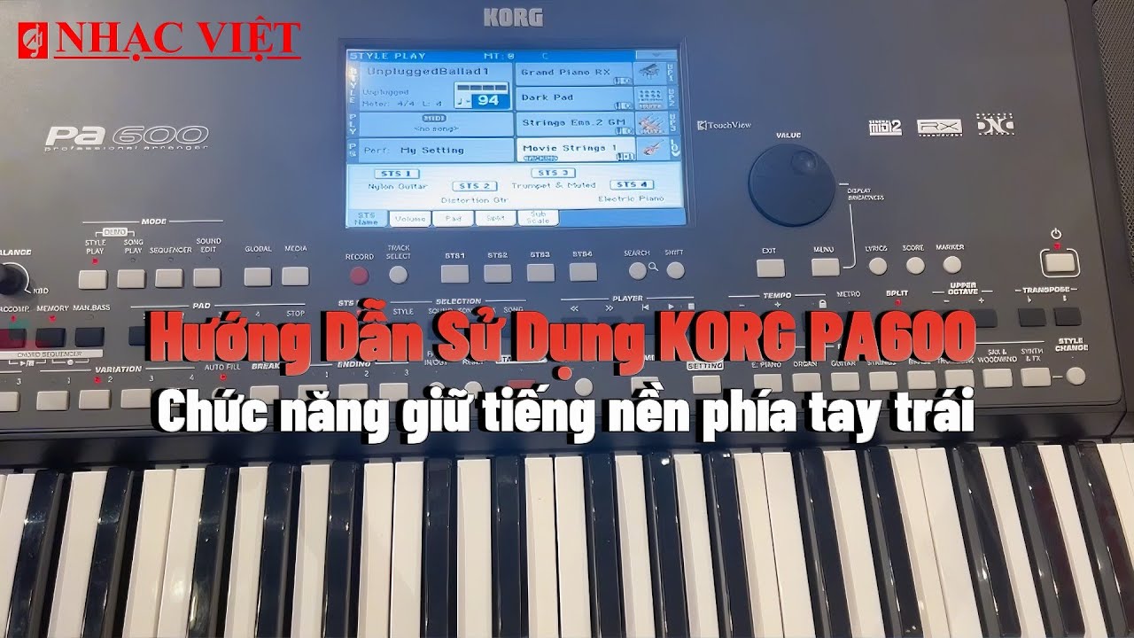 🔥 Hướng Dẫn Sử Dụng 𝐊𝐨𝐫𝐠 𝐏𝐀𝟔𝟎𝟎:  Chức năng giữ tiếng nền phía tay trái❗
