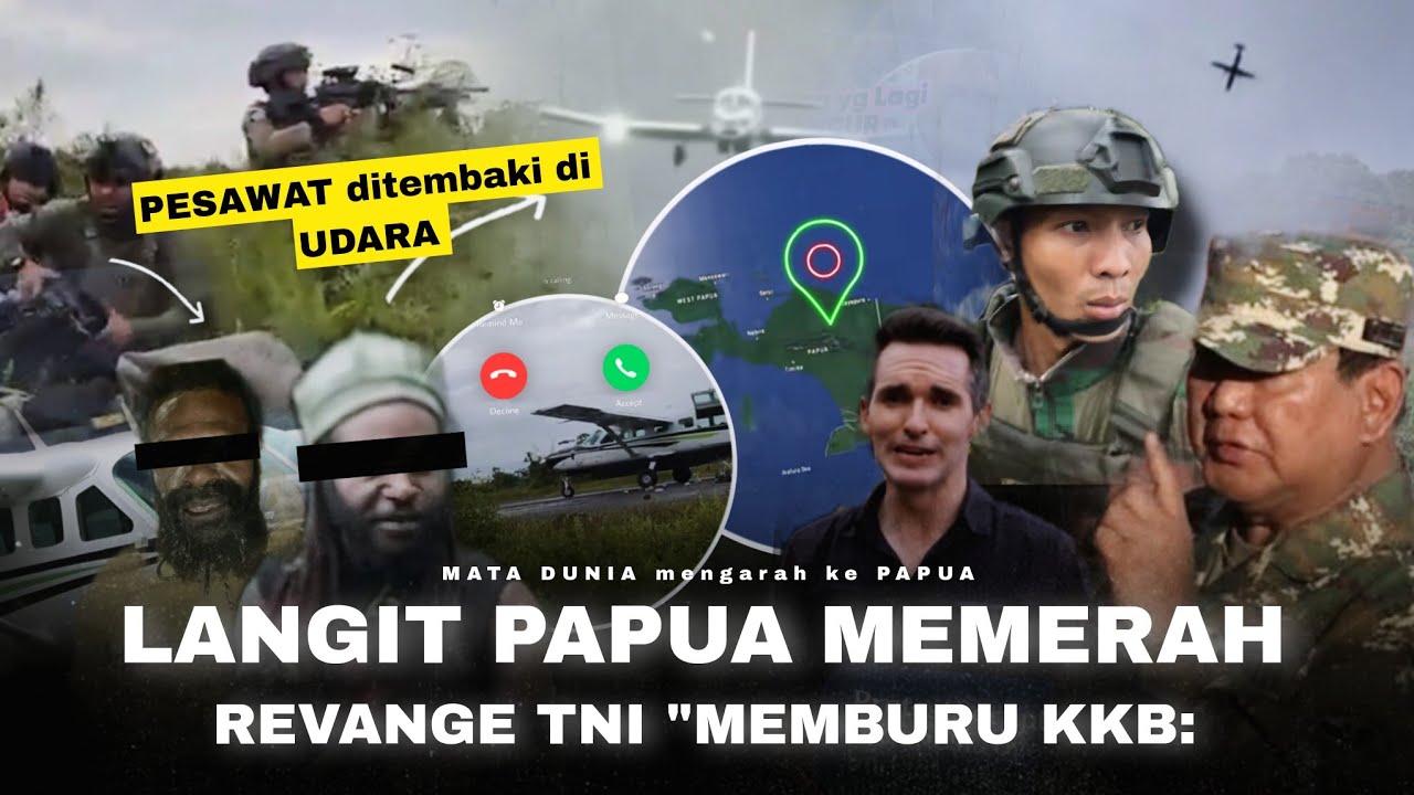 MATA DUNIA mengarah ke PAPUA “PESWAT ditembaki diudara :ini Pesan Rahasia Pilot” TNI BALAS BURU KKB