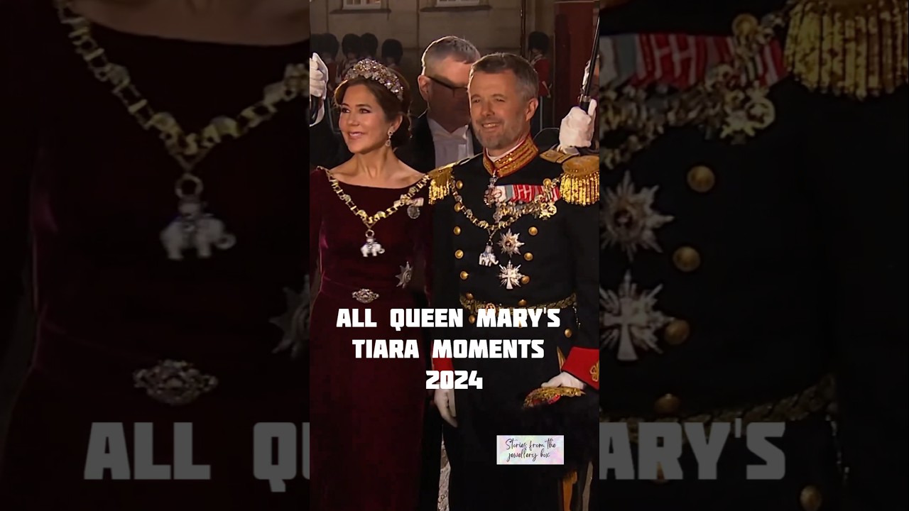 All Queen Mary of Denmark's Tiara moments 2024