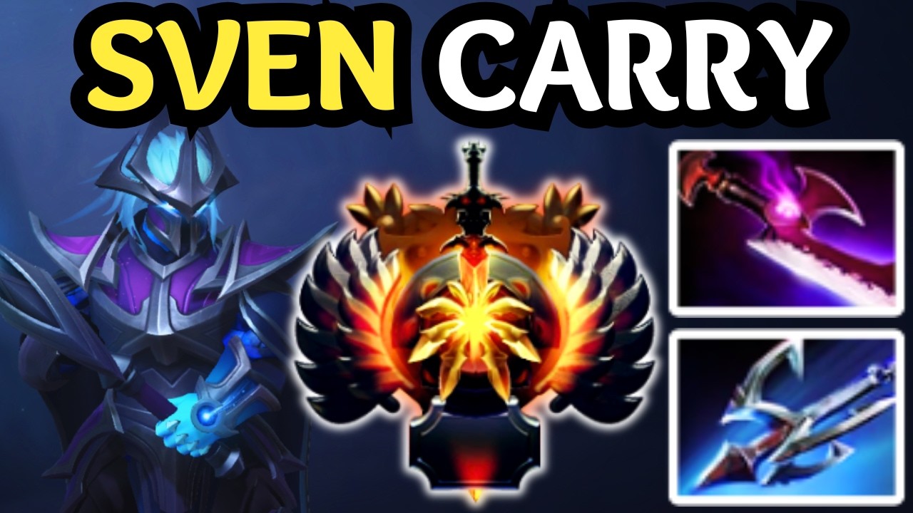 🔥 SVEN CARRY IS META — GOD’S STRENGTH BURST & CLEAVE TEAMFIGHT DOMINATION | DOTA 2 🔥