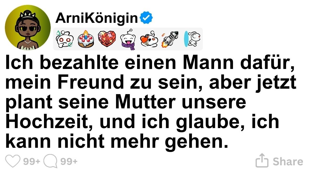[GANZE STORY] Ich bezahlte einen Mann dafür, mein Freund zu sein.