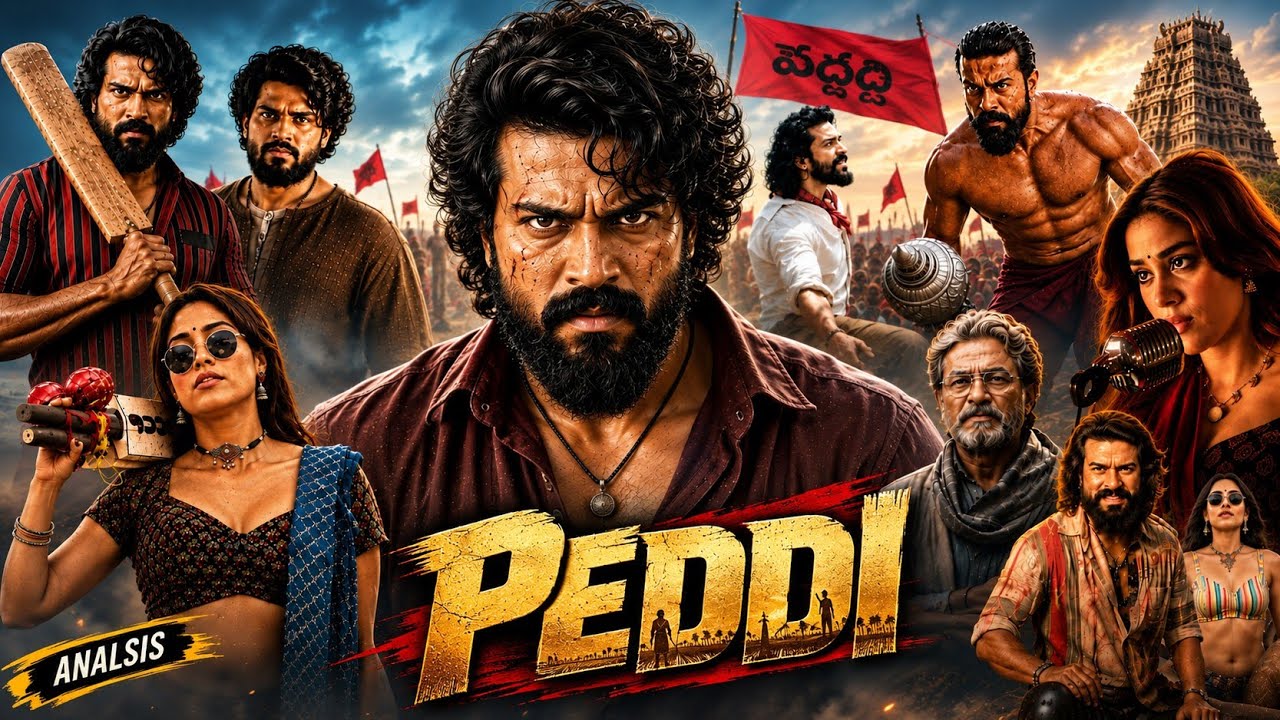 Peddi Full Movie In Hindi Dubbed (2026) | Ram Charan | Janhvi Kapoor Shruti Haasan | Review&Details