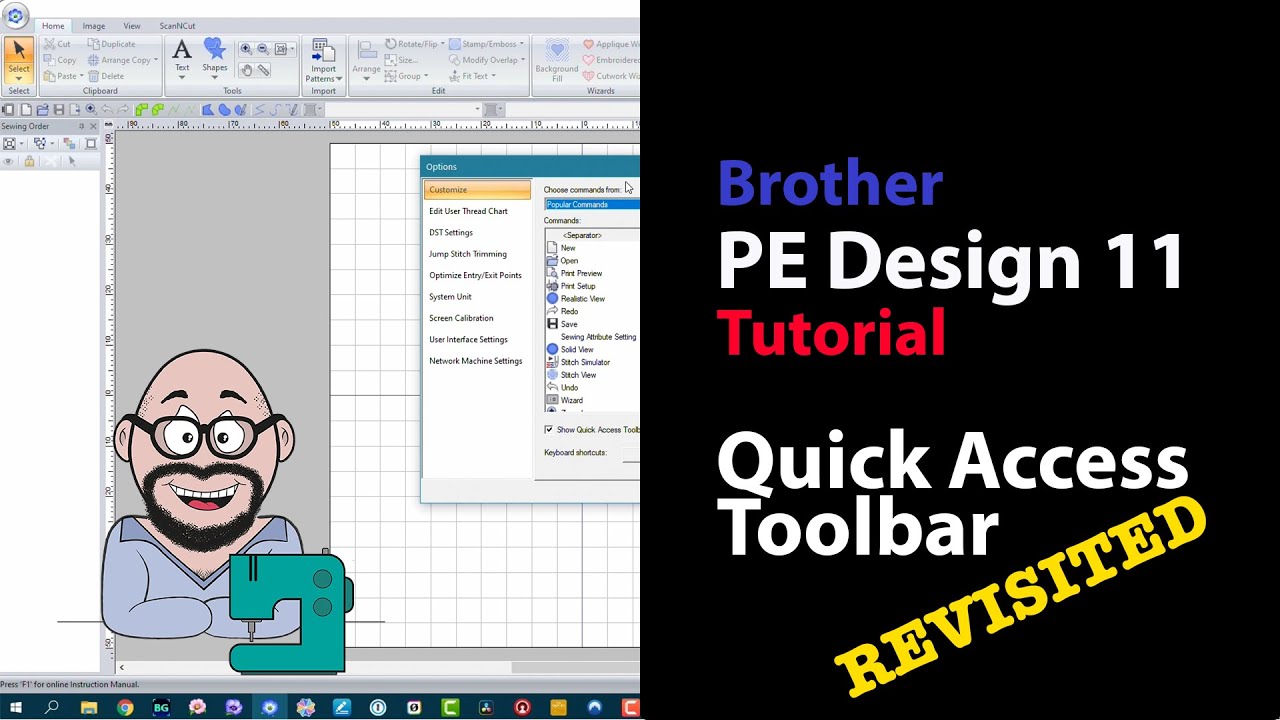 PE Design 11: Quick Access Toolbar Revisited