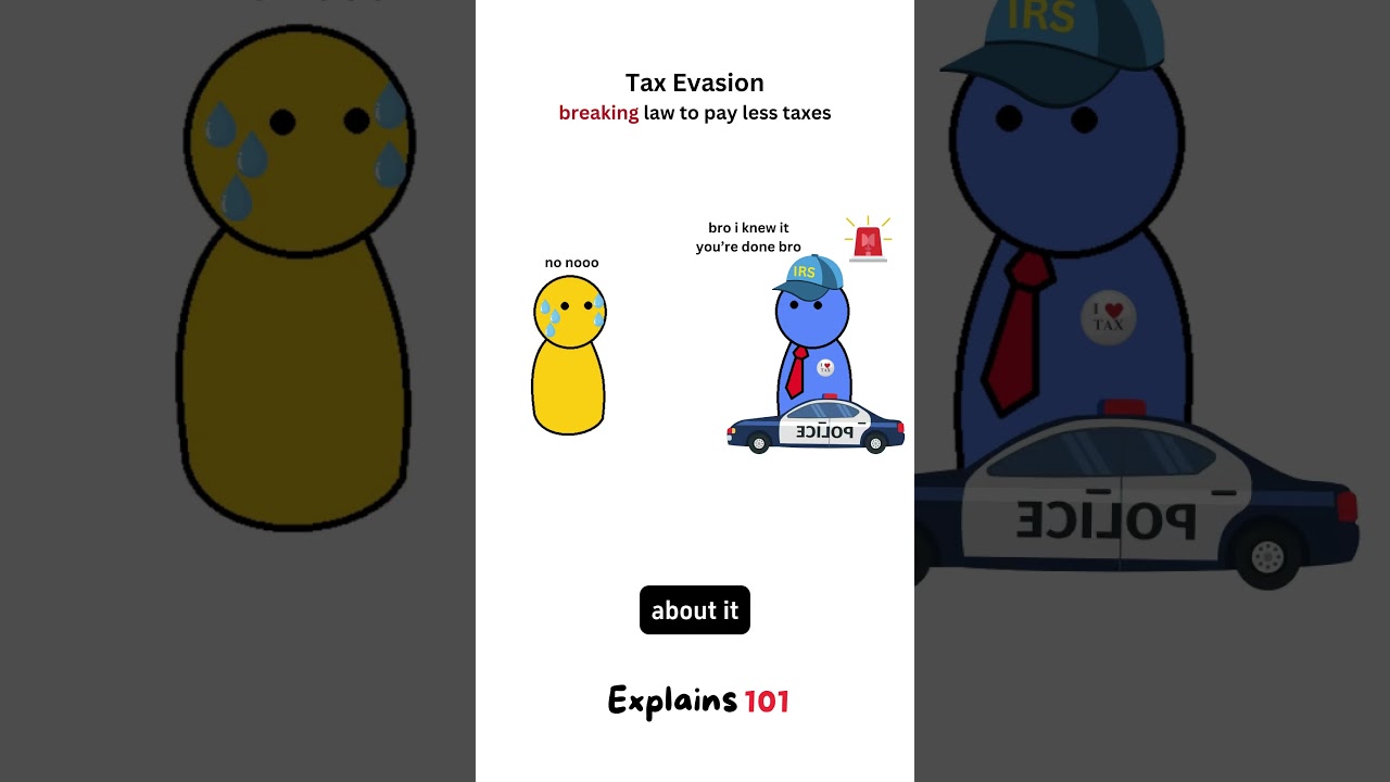 How rich people avoid taxes? Tax Evasion vs Tax Avoidance #tax #taxes #taxplanning #money