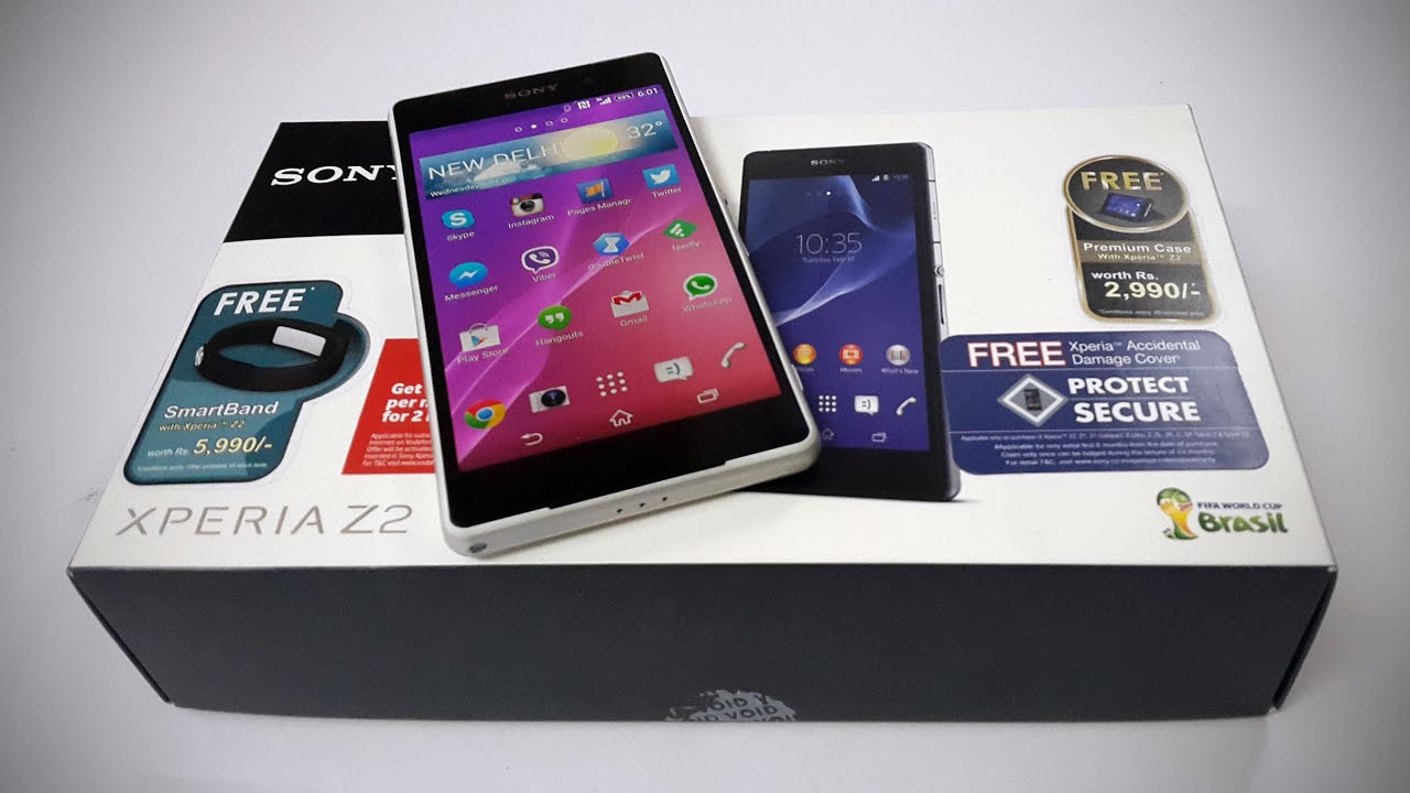 Sony Xperia Z2 — распаковка и первый обзор.