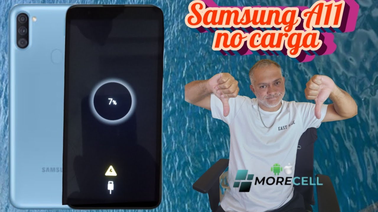 Samsung A11 no carga - Morecell