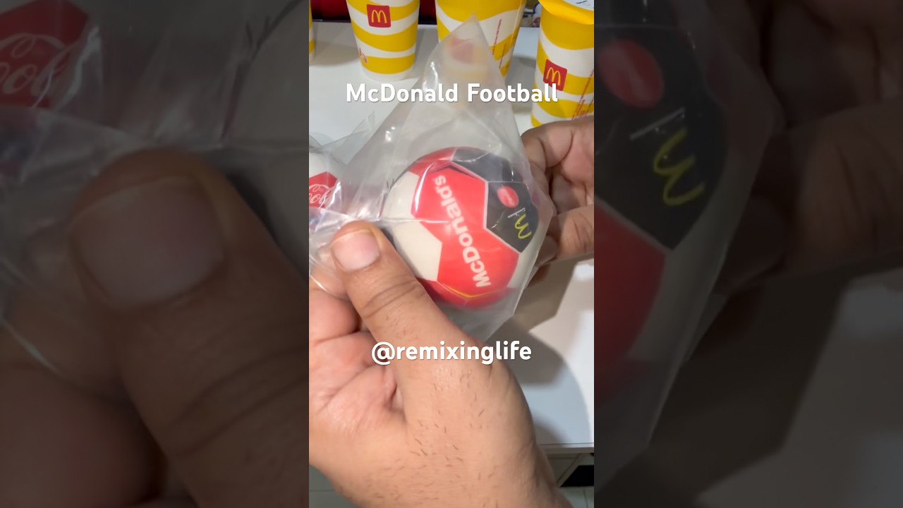 McDonald&rsquo;s Mini Football Meal 2026 #mcdonalds #mcd #happymeal #shorts #viral #trending #foodblogger