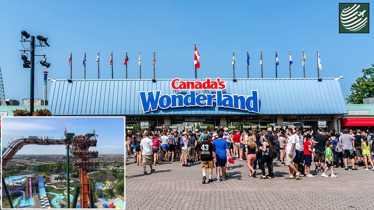 CANADA'S WONDERLAND | O MAIOR PARQUE DE DIVERSÃO NO CANADÁ