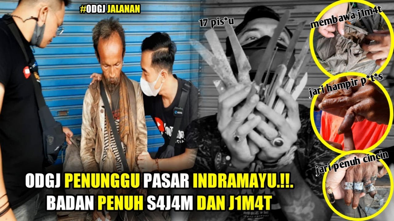M3NG3R1K4N‼️seluruh badan ODGJ ini penuh s4j4m dan jari tangan penuh cincin.