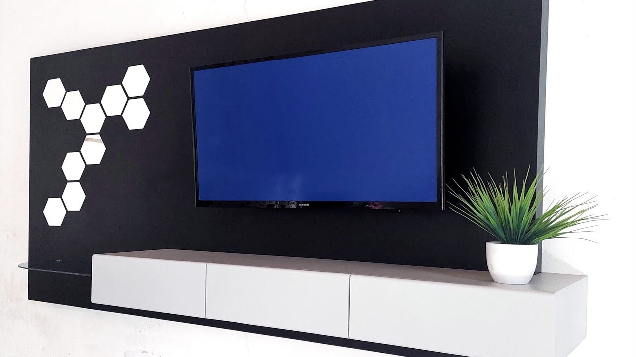 Membuat Rak Tv - Backdrop Tv Minimalist
