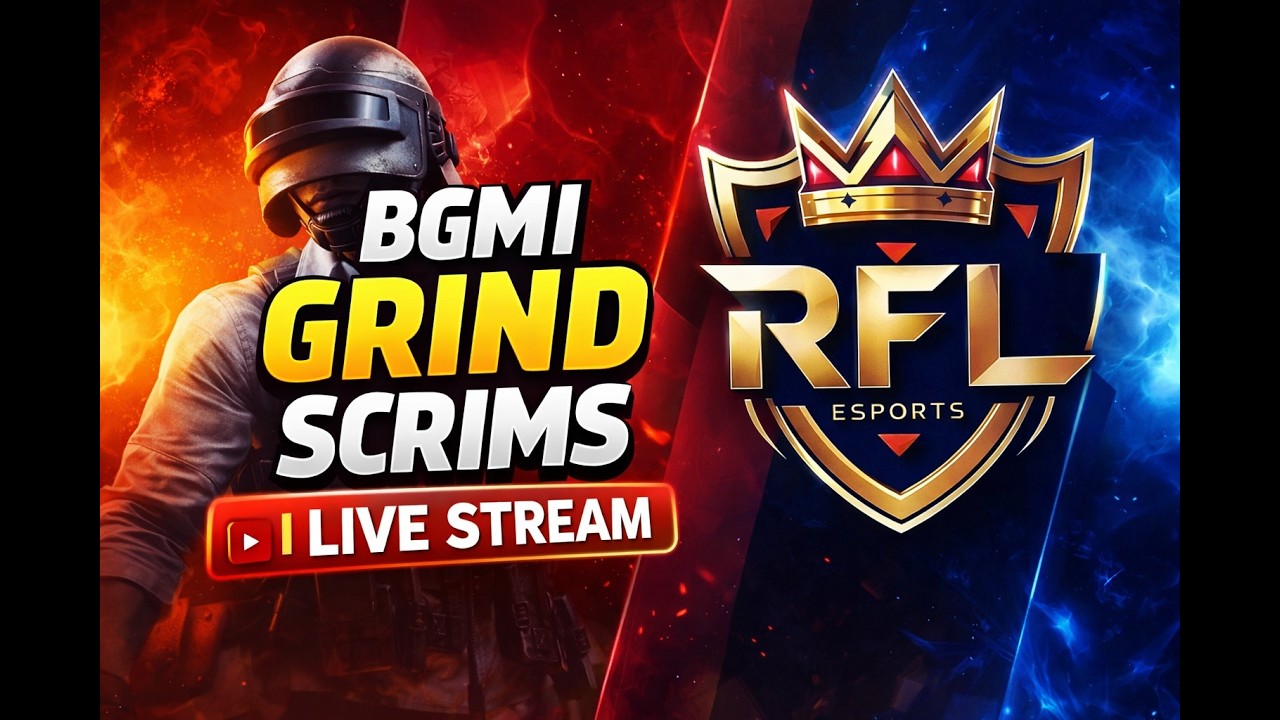 RFL ESPORTS🔥Live Scrims☠️Bgmi Live