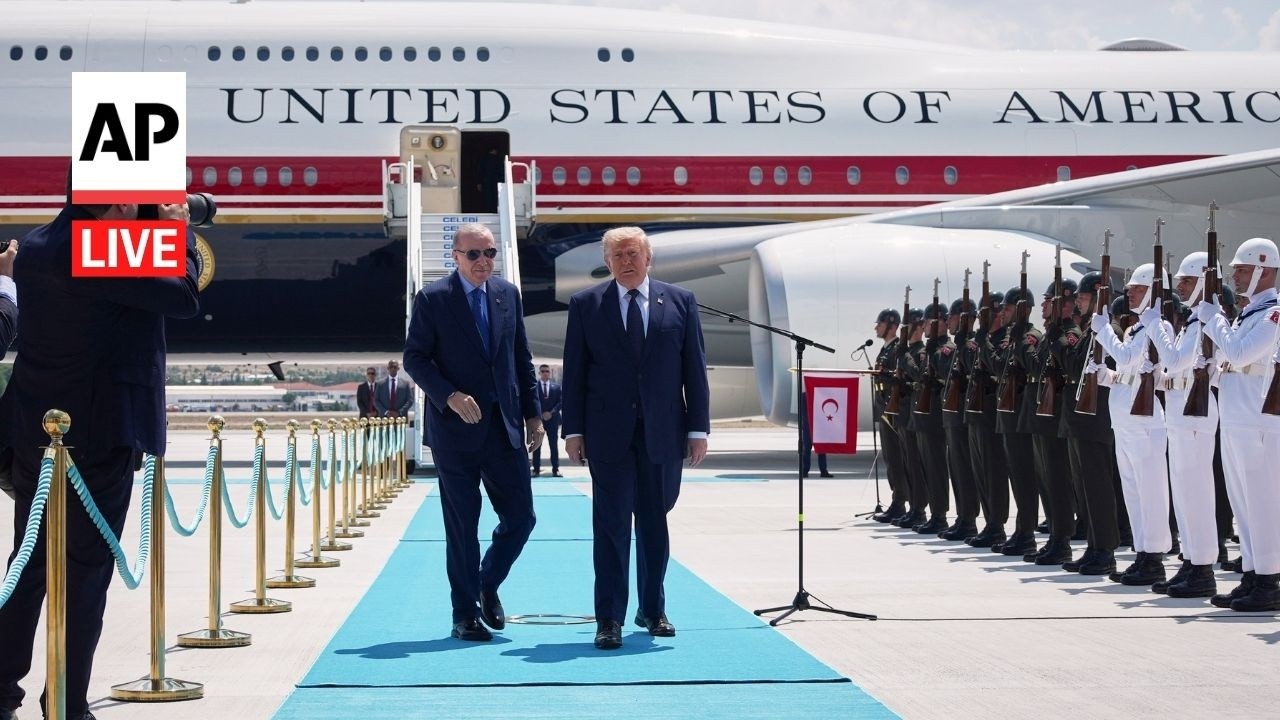 LIVE: Trump arrives in Turkey for NATO summit