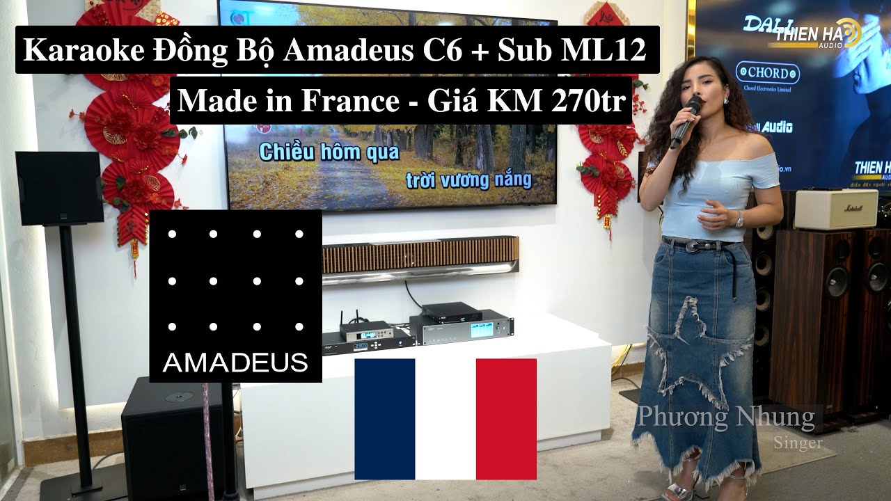 Setup Karaoke Đồng Bộ Amadeus C6 + Sub ML12 - Made in France - Gi&aacute; KM 370 tr - Hotline 0983.83.4646