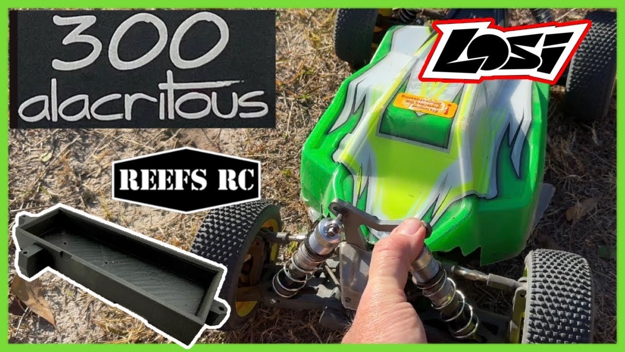 Багги Losi RTR 1/8 получил модификации REEFS RC ALACRITOUS 300 и Exocaged.