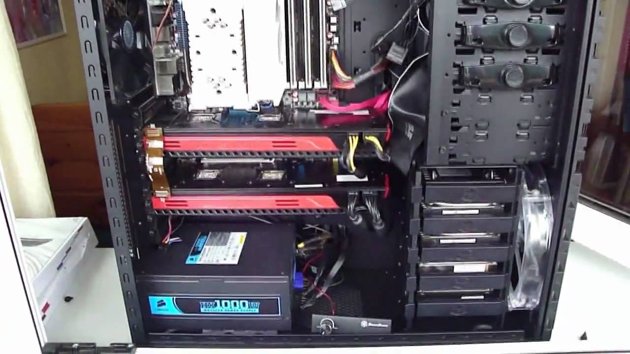 Cooler Master HAF X + 2x ATi Radeon HD 5970 CrossfireX - Closer look