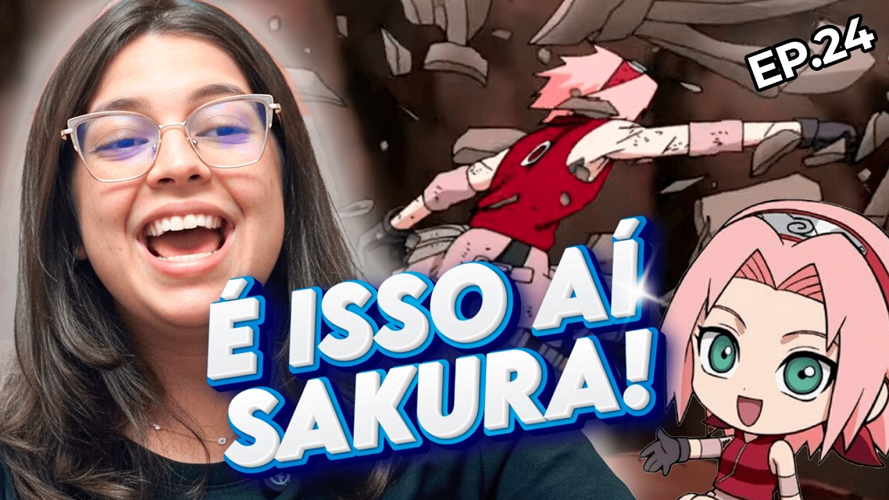 Sakura DESTR&Oacute;I o Terceiro Kazekage | React Naruto Shippuden EP 24