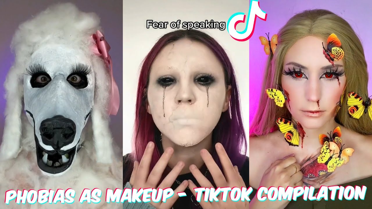 Makeup Inspired By Phobias - TikTok Compilation