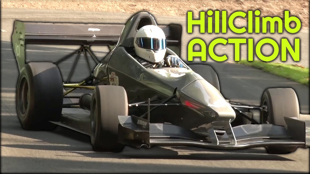 Action from Prescott Hillclimb - British Championship.