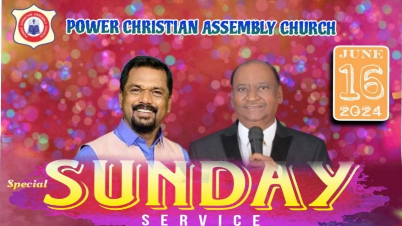 PCA CHURCH | SPECIAL SUNDAY 1st SERVICE | 16/06/24 |