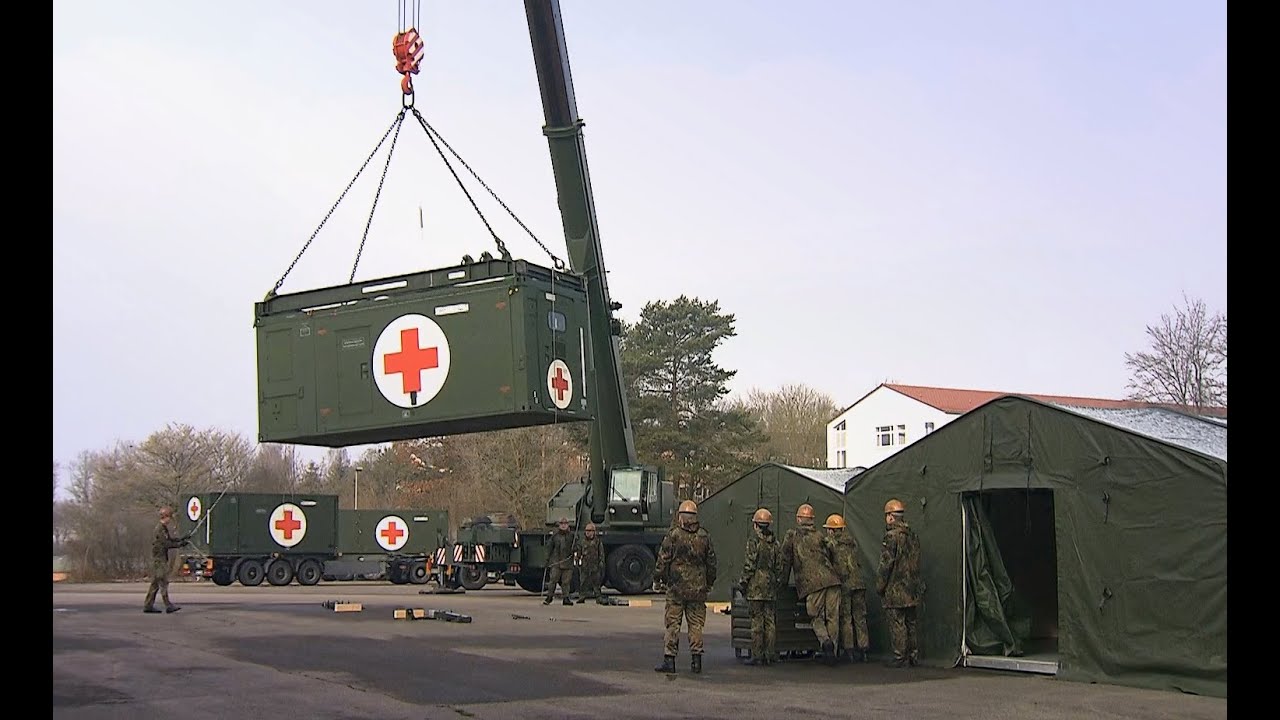 Eine mobile Klinik: das Containerkrankenhaus - Bundeswehr