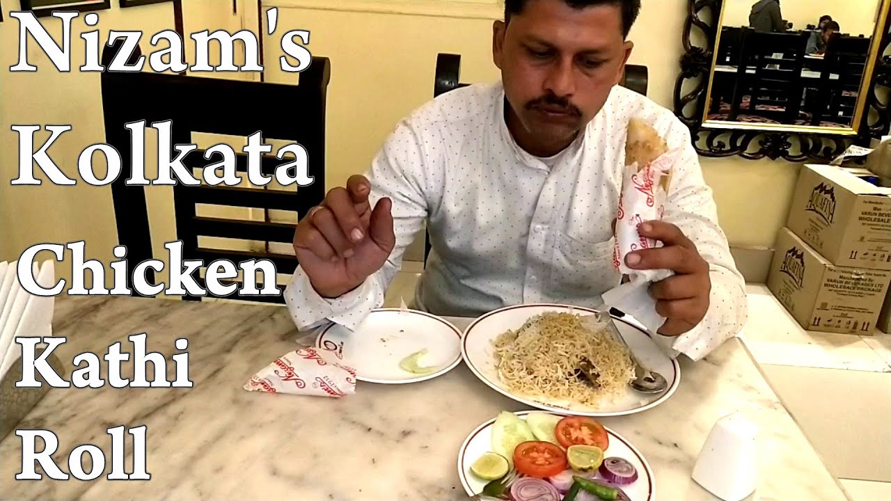 Best Chicken Kathi Kebab & Chicken Roll | Mutton Biryani | Nizam's Kolkata | Mughlai Cuisine