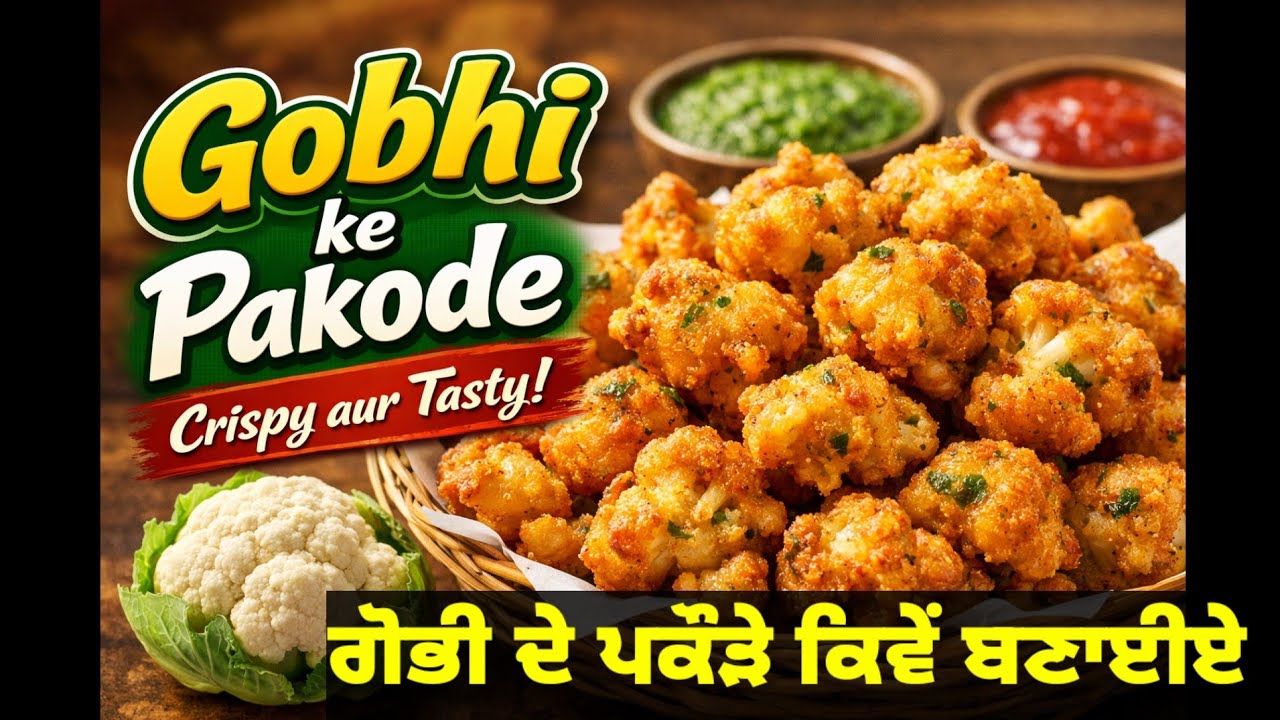 Gobhi ke Pakode kaise Banayen ghar Main ? ਘਰ ਵਿੱਚ ਗੋਭੀ ਦੇ ਪਕੌੜੇ ਬਣਾਉਣ ਦਾ ਸੌਖਾ ਤਰੀਕਾ  #gobhipakoda 