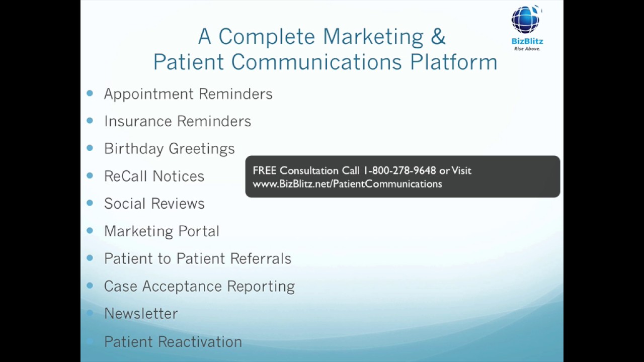 Patient Communication & Marketing Platform | BizBlitz Healthcare Division