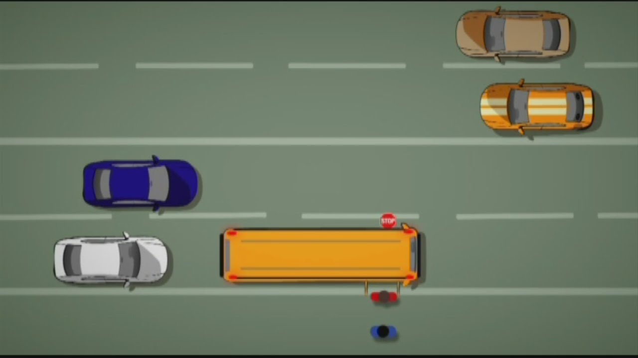 School bus passing laws