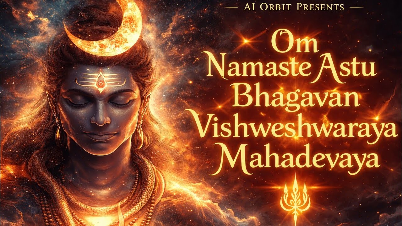 Om Namaste Astu Bhagavan | Powerful Shiva Mantra (Remix Version) 🔱 |  Vibes for Peace & Protection