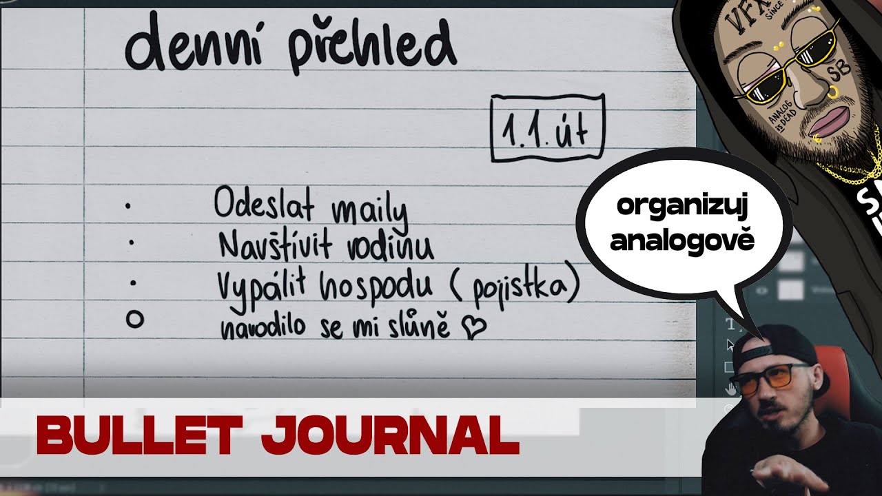 Jak si organizovat čas pomocí metody BULLET JOURNAL