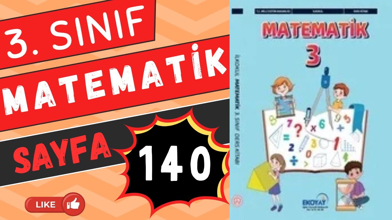 3.SINIF MATEMATİK DERS KİTABI SAYFA 140 Cevapları-Çözümleri - BÖLME İŞLEMİ - EKOYAY YAYINLARI