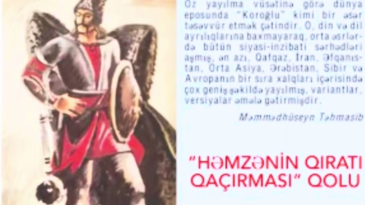 “Həmzənin Qıratı qaçırması”qolu.Sual-cavab(2)
