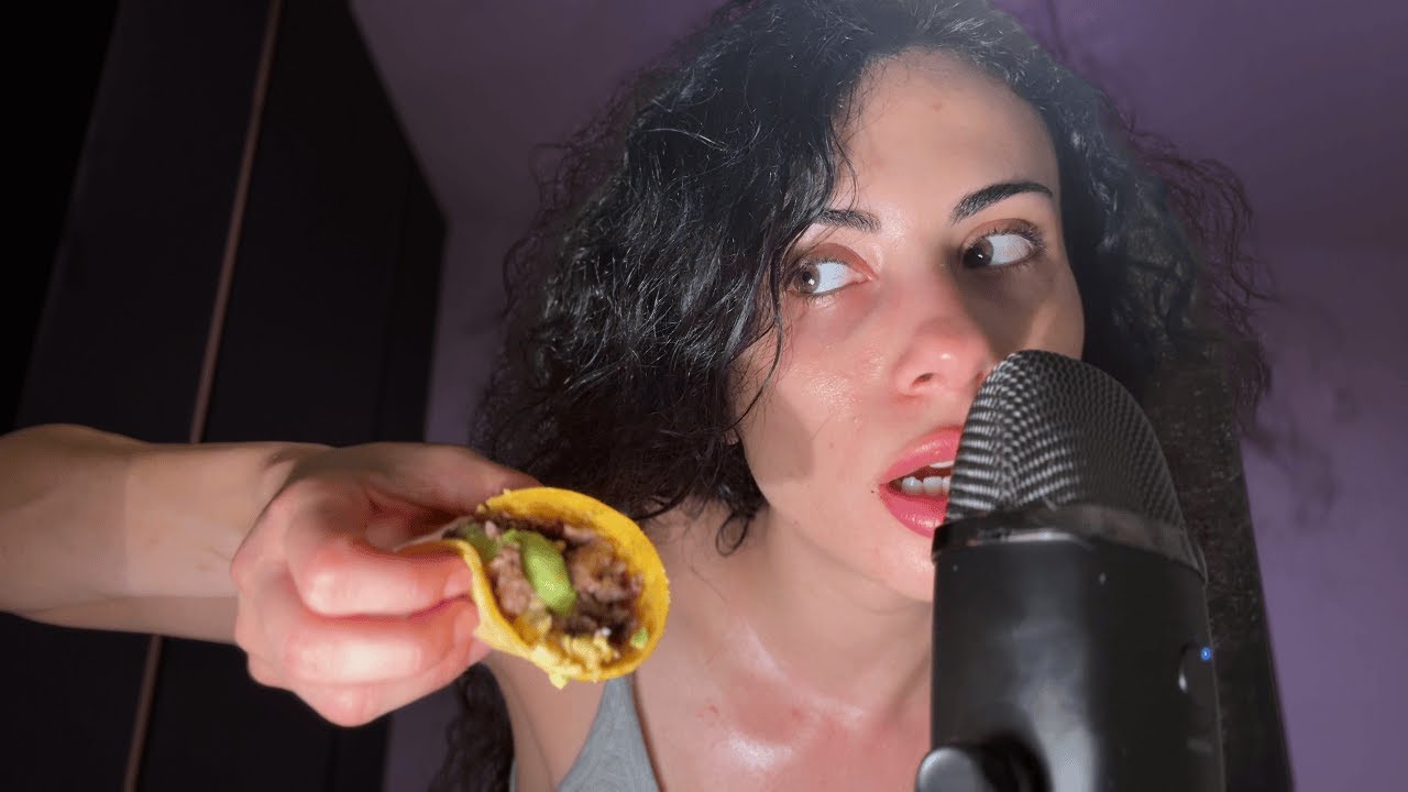 I've just published the Tingliest Taco Eating | ASMR with Mouth Sounds