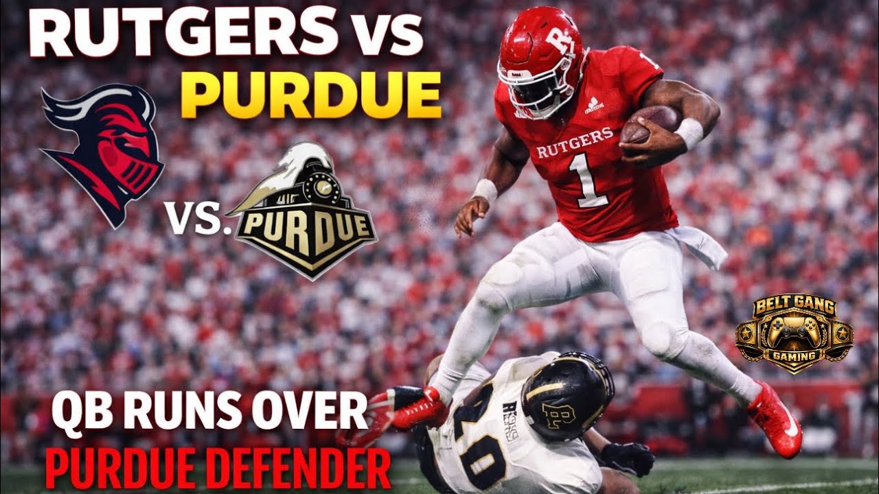 Dynasty 1 star ⭐️ REBUILD! Rutgers takes on the boilermakers. #rebuild #fyp #football #gaming 
