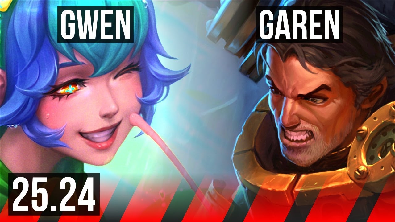 GWEN vs GAREN (TOP) | NA Challenger | 25.24