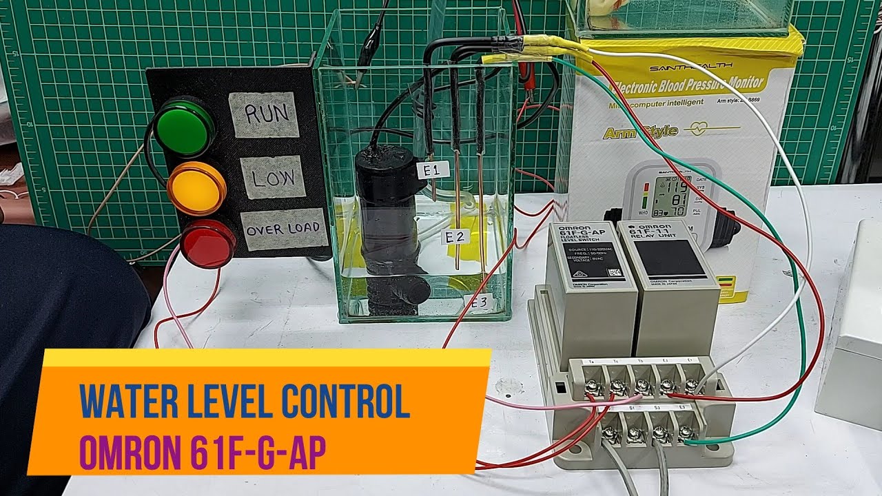 เซ็นเซอร์วัดระดับน้ำ floatless level switch omron 61f-g-ap