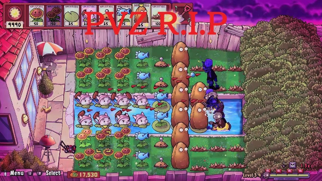 Plants vs. Zombies: Replanted Pool R.I.P 1